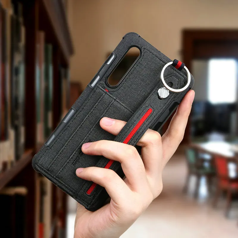 Металлический кольцевой держатель для Huawei P30 Lite чехол Pro тканевый с отделением