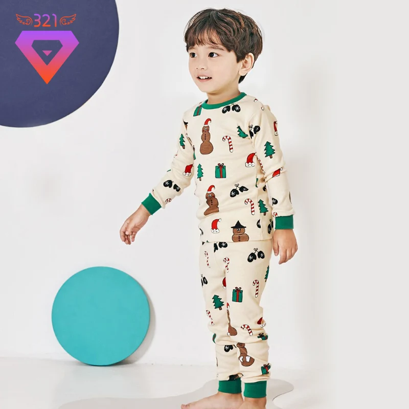 2019 г. Новое осенне зимнее термобелье для девочек из органического хлопка с