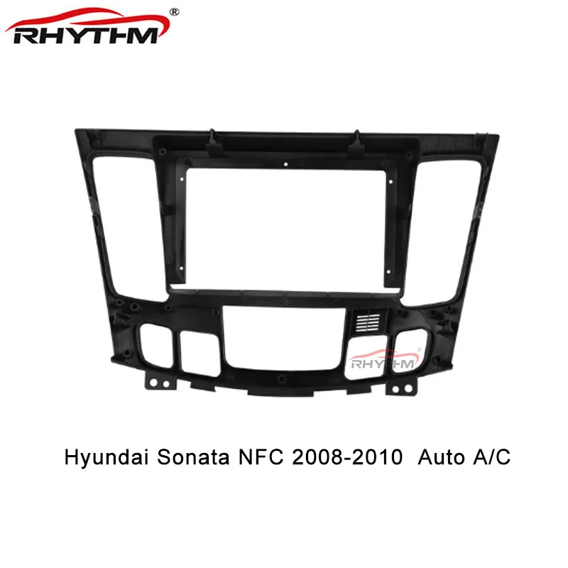 Автомобильная фасция для Hyundai Sonata NFC 2008-2010 руководство/Авто A/C Dash Kit установка Facia