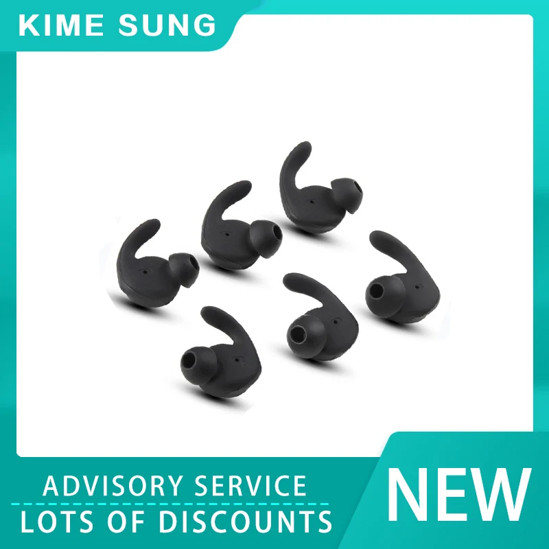 

6Pcs Earbuds Cover In-Ear Tips Soft Silicone Skin Earpiece Ear Hook Buds Replacement for Hua-wei xSport/Honor AM61 Sports Wirele