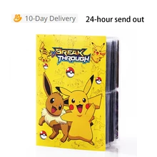 Pokemon Map 240Pcs Holder Collections Cards Album Book Free Shipping Characters Book Binder Folder Toy Gift for Kid Pikachu VMAX