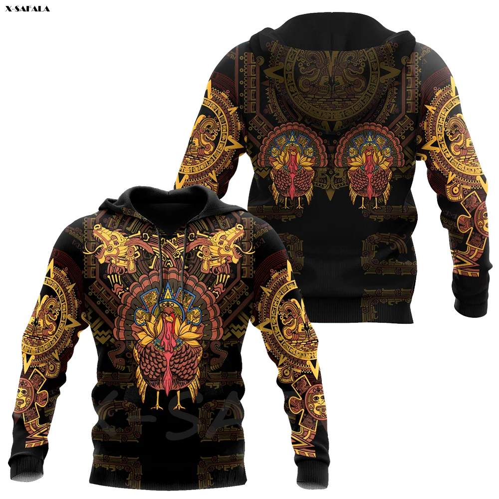 Художественная Толстовка Aztec с 3D рисунком черепа Майя день мертвецов Мужской