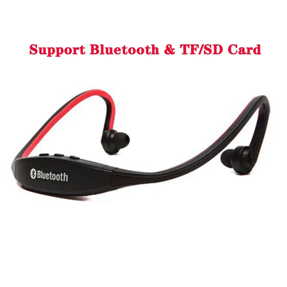 Bluetooth and Card S9 Bluetooth наушники беспроводные Спортивные Bluetooth наушники Поддержка TF/SD карты микрофон для iPhone huawei XiaoMi телефон - Цвет: Bluetooth and Card