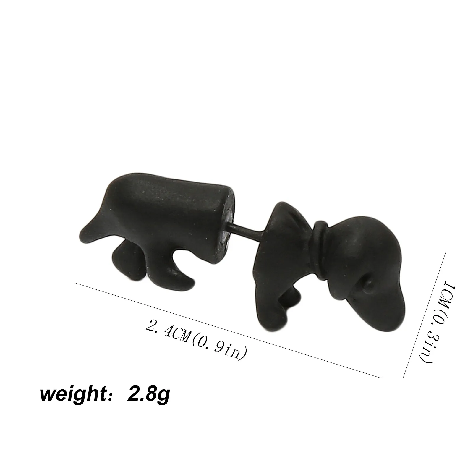 

Earrings Kolczyki Pendientes Para Mujer (not Pair)pet 3d Animal Dog Earrings Cartoon Animal Stud Earrings 2021