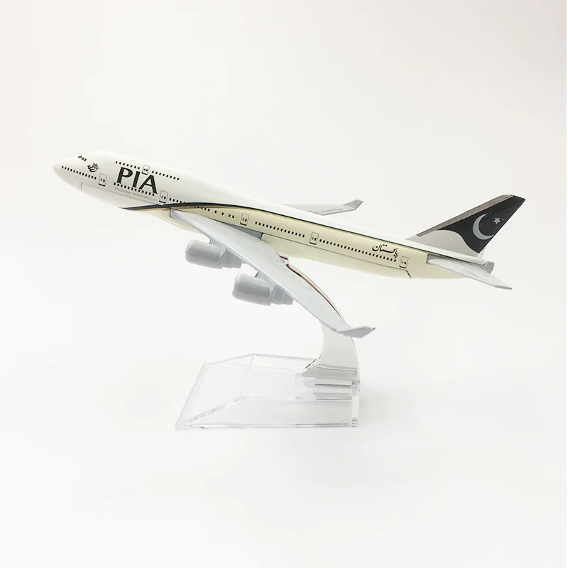 

1/400 16cm Metal Alloy Plane Model Air Pakistan PIA B747 Airways Aircraft Boeing 747 400 Airlines Airplane Model W Stand Gift