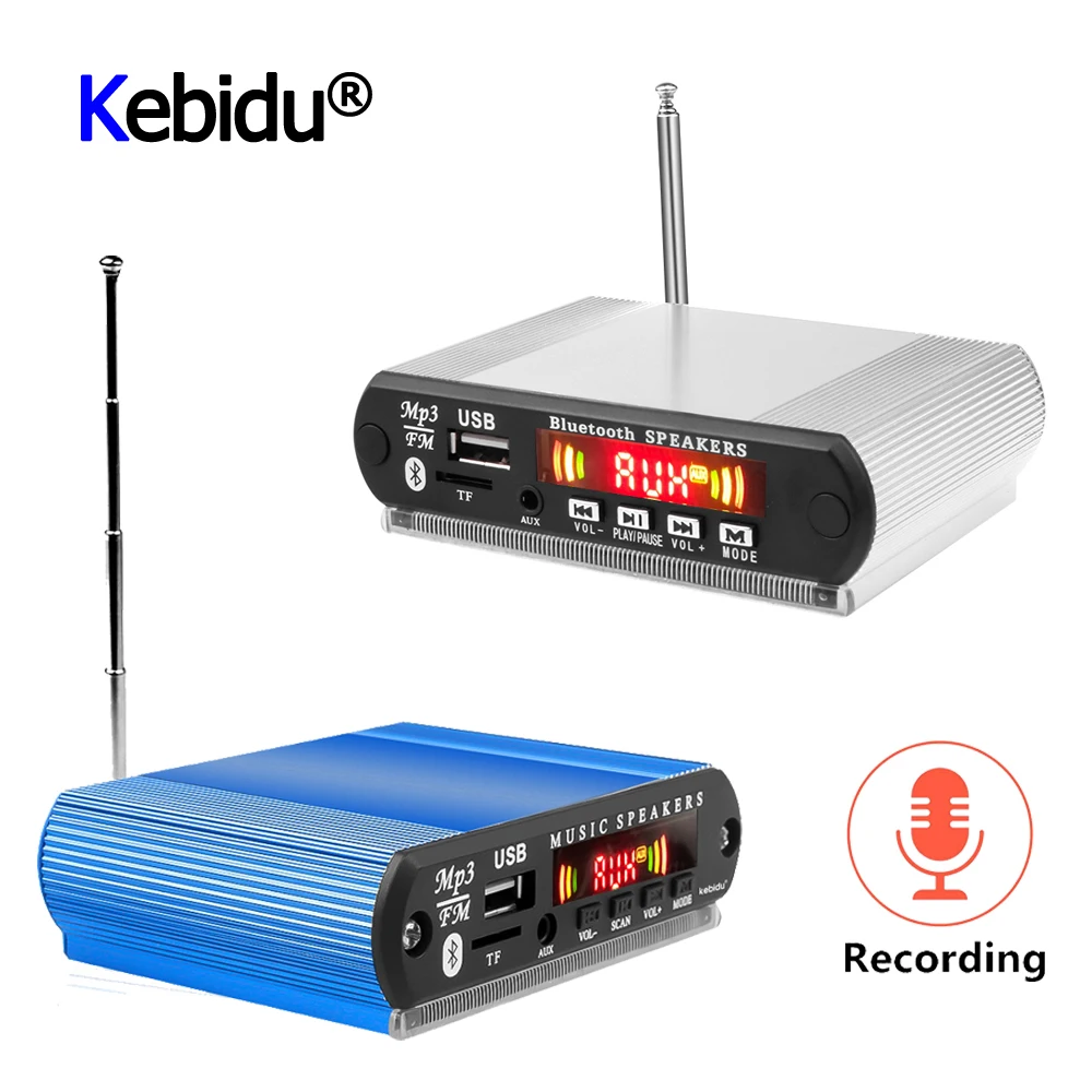 Mp3 плеер Bluetooth MP3 WMA декодер плата автомобильный аксессуар с функцией записи
