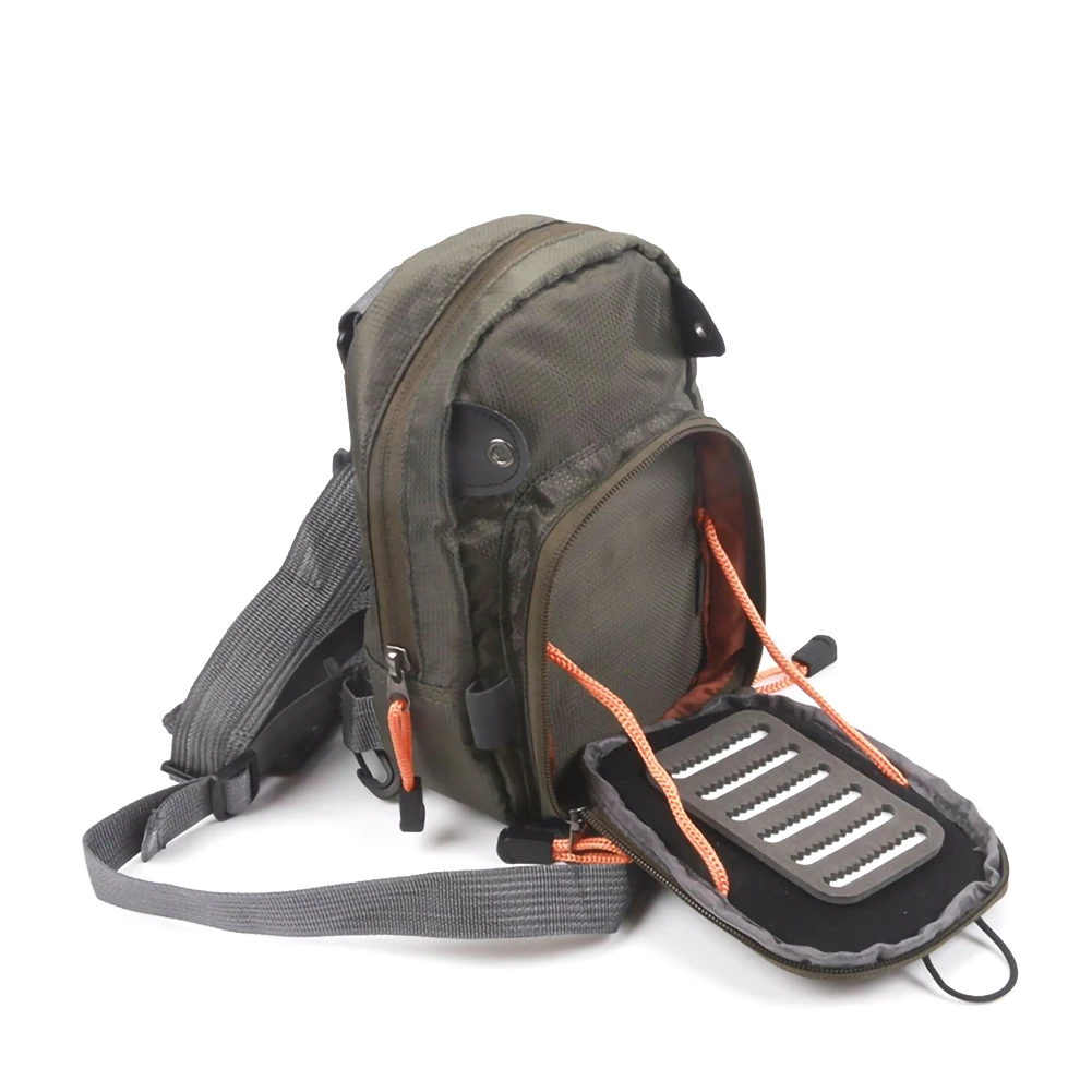 

Multifunctional Fly Fishing Backpack Fly Fishing Shoulder Bag Fishing Tackle Bag Ergonomic Design Fishing Gear Bag sports bags