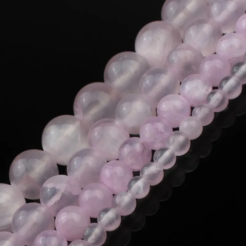 

Natural Stone Purple Jade Beads Diy Bracelet Necklace Round Loose Needlework Beads For Jewelry Making Gift 4 6 8 10 mm 15inch