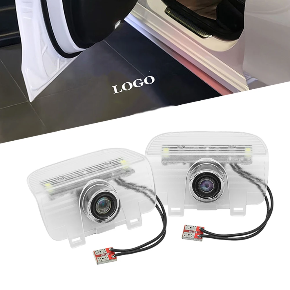 2 Pcs Led Car Door Welcome Ghost Emblem Logo Laser Projector Light For Honda Accord 9 10 2020 SPIRIOR Odyssey Elysion CR-Z