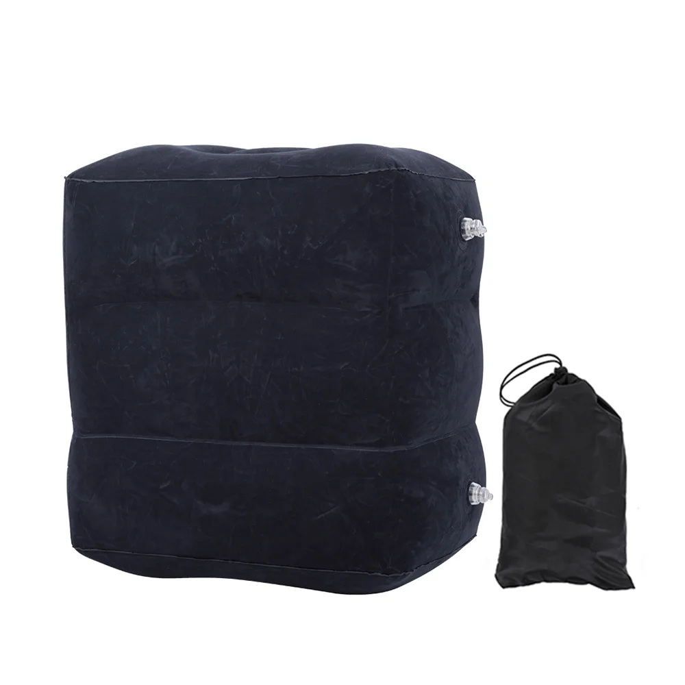 Подушка LANGRIA надувная для ног портативная дорожная подушка с регулируемой