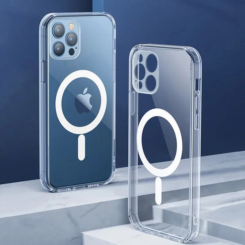 Магнитный чехол для IPhone 11 чехлы Iphone 12 Pro Max беспроводное зарядное устройство