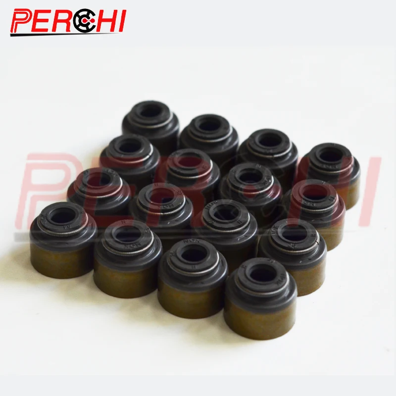 

16 PCS Seal valve stem Oil Seal Engine Parts Engine Gasket for Mitsubishi 4RB3