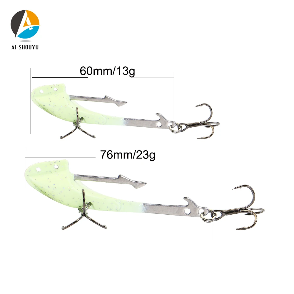 Флуоресцентный рыболовный крючок из углеродистой стали 1 шт. 60 мм 13 г 76 23 | Спорт и