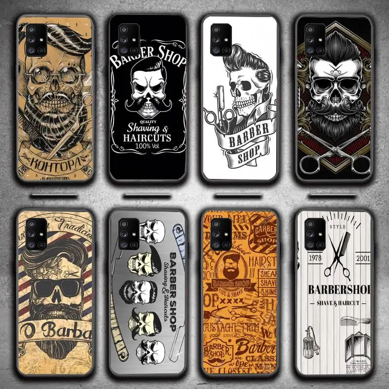 

Barber Shop Hair Stylist Salon Phone Case for Galaxy J2pro J4 J5 J6 J7 plus J5 prime J72016 2018 M 10 20 30 funda Cover
