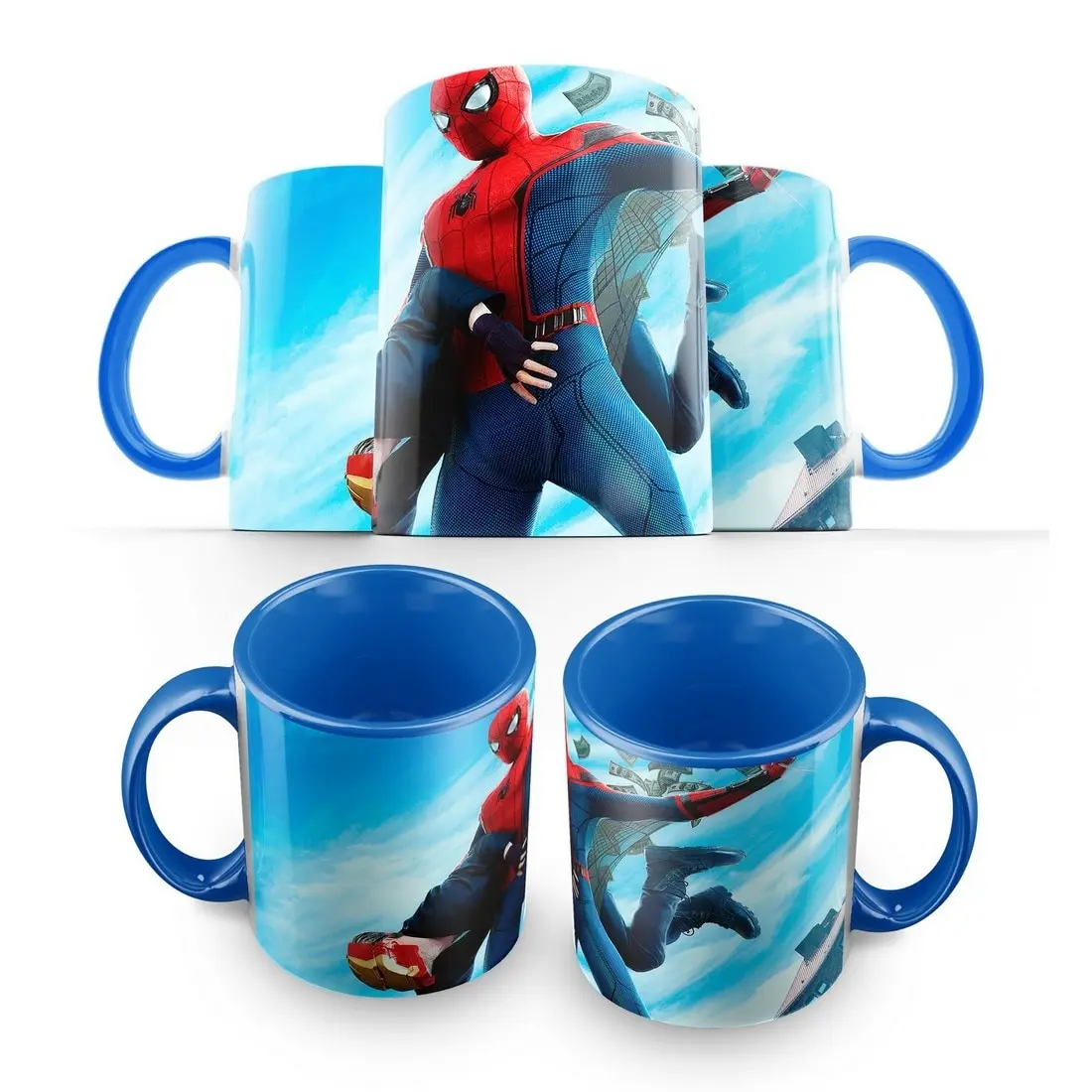 Кружка: человек паук - 5(марвел ди си человека железный мстители комиксы дедпул) -5 |