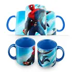 Кружка: человек паук - 5(марвел, ди си, человека паук, железный человек, мстители, комиксы, дедпул) -5
