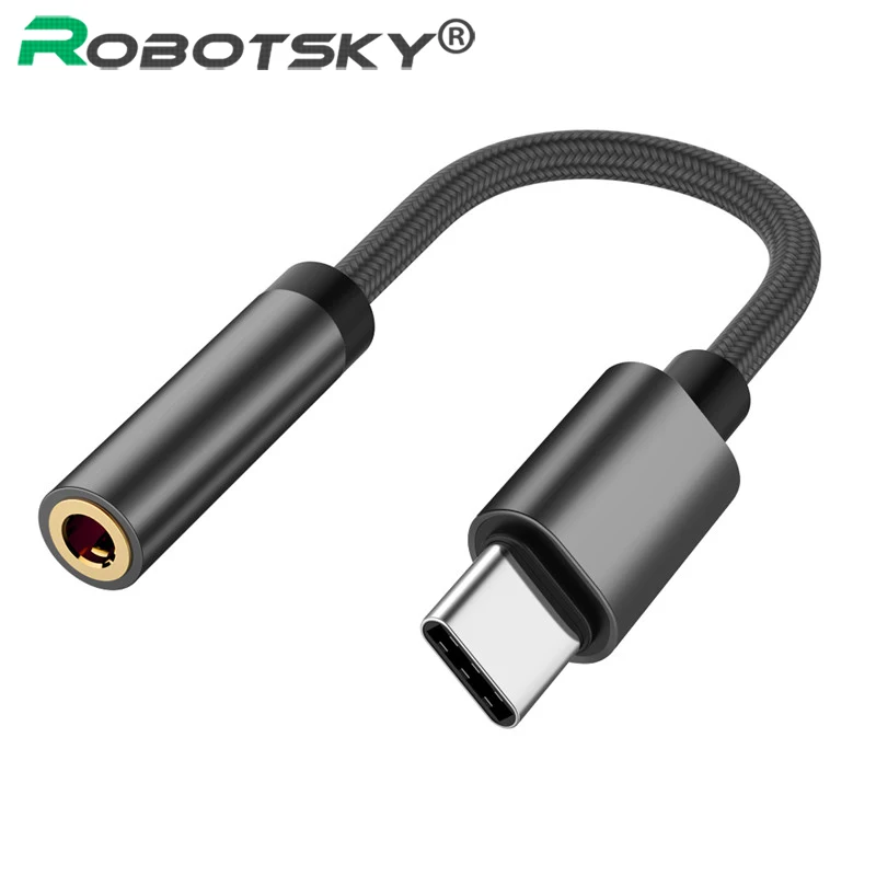 Type C USB to 3.5mm Earphone Adapter AUX Audio Cable Adapter For  Xiaomi LG Nexus Nokia For Huawei P20 Samsung S20 USBC Adapter