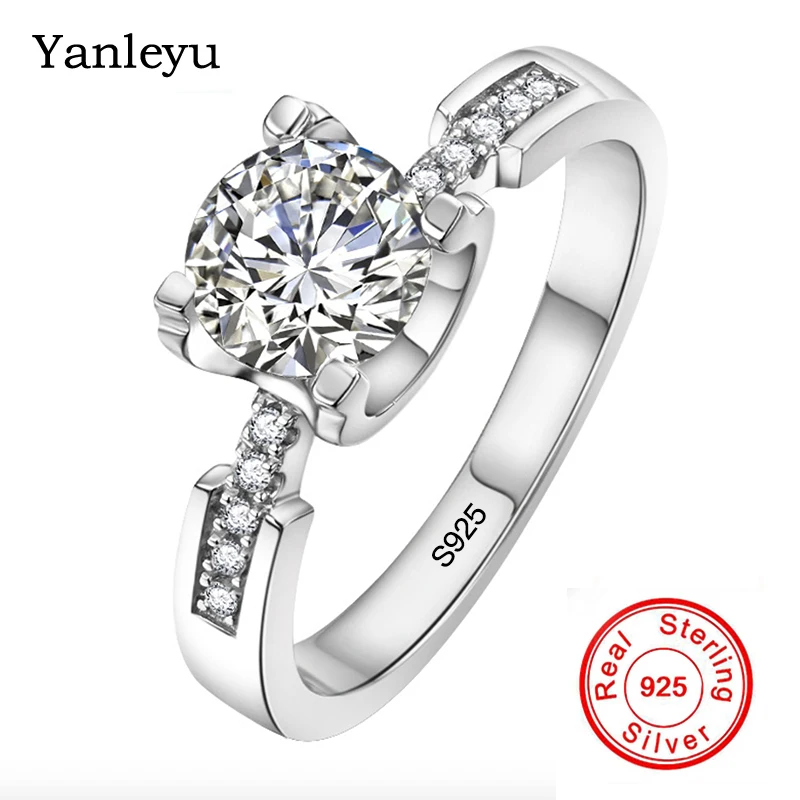 

Кольцо женское из серебра 100% пробы с бриллиантом 925 карат, PR434