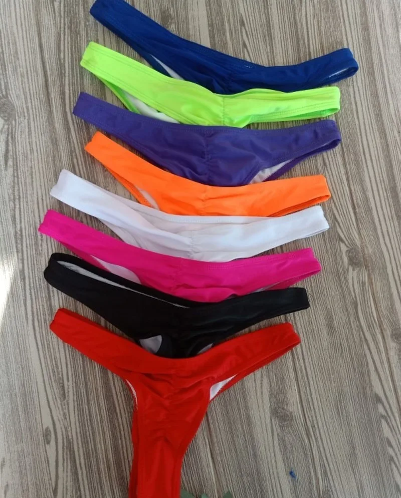 

2021Women Bikini Bottom Side Ties Briefs Brazilian Thong Swimwear Swimsuit Panties Briefs Swimsuit Classic Cut Bottoms
