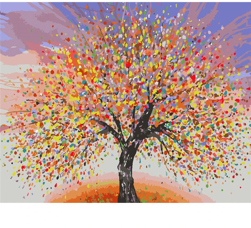 

CraftArtGo картина по номерам пейзаж рисунок на холсте Ручная роспись подарок алмазов картина по номерам водопад комплекты, украшение для дома