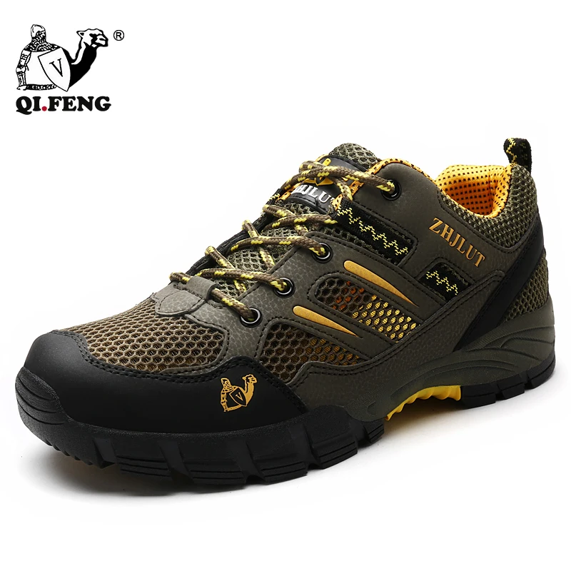 

2020 New Spring/Summer Outdoor Sports Couple Trekking Hiking Shoes Breathable Mesh Footwear Unisex Climbing Sneakers Waters