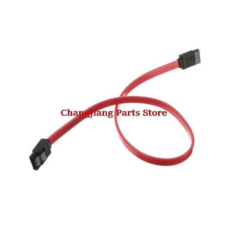 

1pc 39cm Serial ATA SATA 3 RAID Data HDD Hard Drive Disk Signal Cables Yellow Red Straight High Speed SATA Data Cable