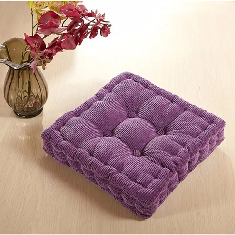 Lavender purple Стержень кукурузного початка Татами Место мягкий офисный стул, софа ткани диванные подушки текстиль для домашнего декора подушки под колени Coussin Almofada декорации - Цвет: Lavender purple
