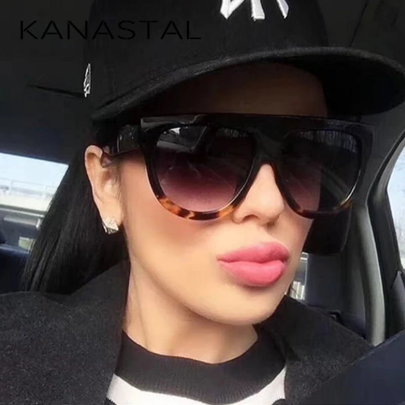 Новые модные ретро солнцезащитные очки в большой коробке женские/мужские