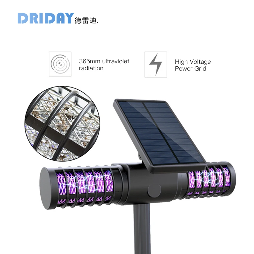 Солнечный москитный убийца целая ночь лампа на открытом воздухе вилла двор сад