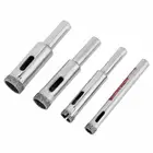 Высококачественное алмазное сверло с покрытием, стеклянная коронка, пила для керамической плитки, мрамора и керамики, открывающийся Электрический инструмент 6 мм-50 мм