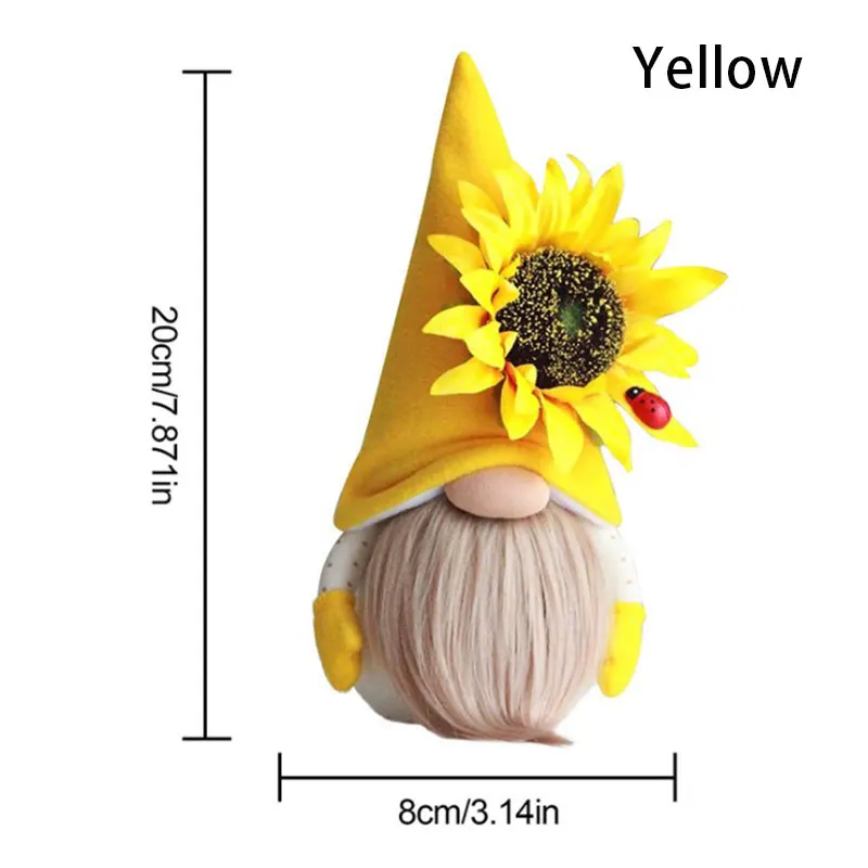 

1pc Bee Festival Faceless Doll 3 Styles Gnome Doll Dwarf Plush Holiday Gifts Household doll decoration
