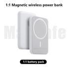 Портативное зарядное устройство 1:1 5000 мАч, магнитное Беспроводное зарядное устройство, портативное зарядное устройство для iPhone 13 12pro Max Mini
