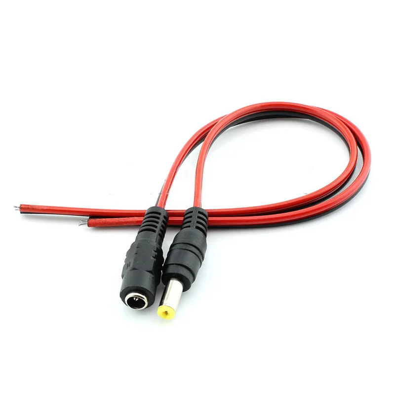 DC Power Lines Wire Jack Connector for LED driver/strip Connector/CCTV camera 5 Pair 12V 5.5*2.1mm New |