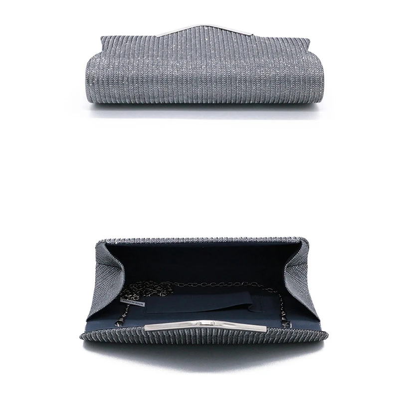 Женский вечерний клатч женский со стразами стразы Кристальный дневной Свадебный