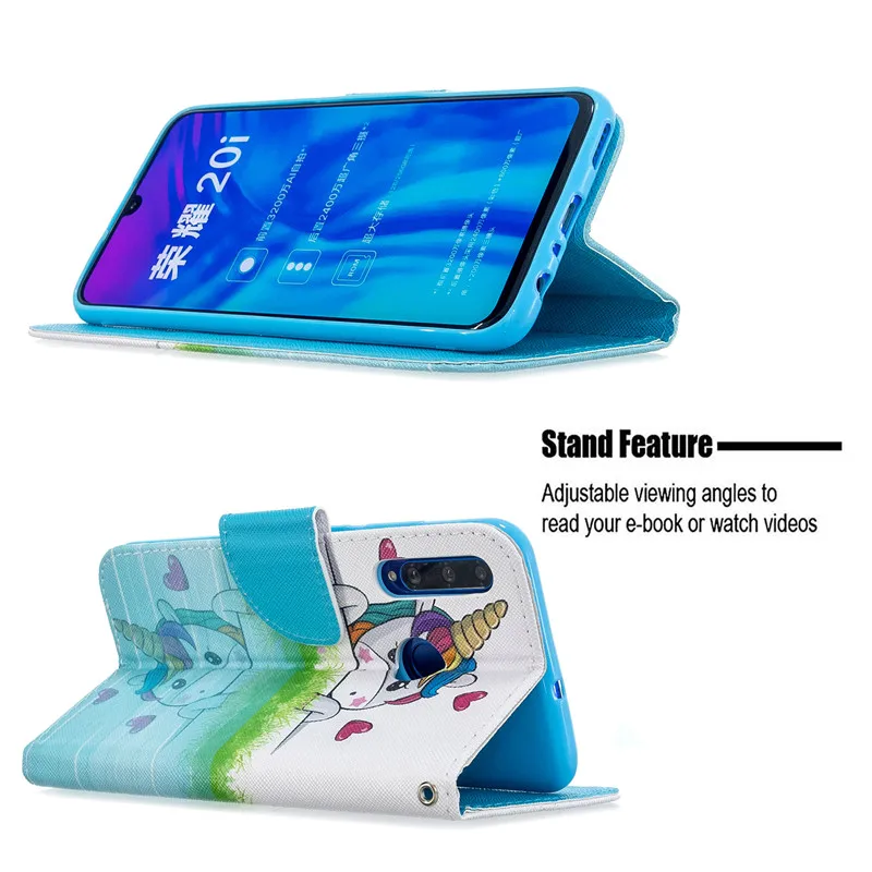 Huawei P Smart кожаный флип-чехол для СПС Funda huawei P Smart чехол huawei Psmart Plus чехол-кошелек чехол для телефона