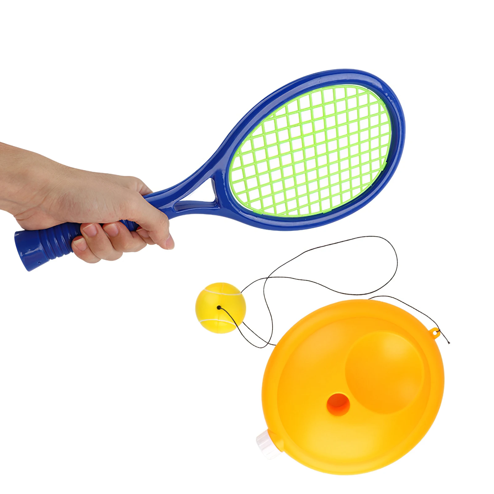 

Tennis Soccer Training Toy Soft Plastic Children Ball Game Exercising Kit With Weight Base Rope Fixed Ball Training Accessory