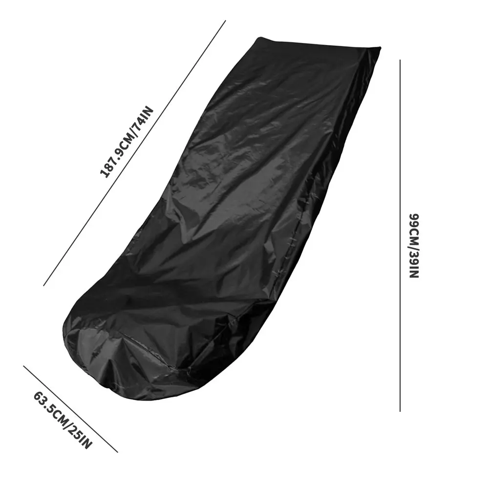 

Lawn Mower Cover Waterproof Dust-Proof Mowing Machine Protective Case 39x74x25Inch Dust Covers Storage Bag Two Colours
