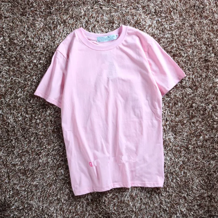 

Off Fashion Arrows Unisex T-shirt Luxury Designer Brand Logo Tshirts Black White Men's and Women's Clothing Top Tees Oversize