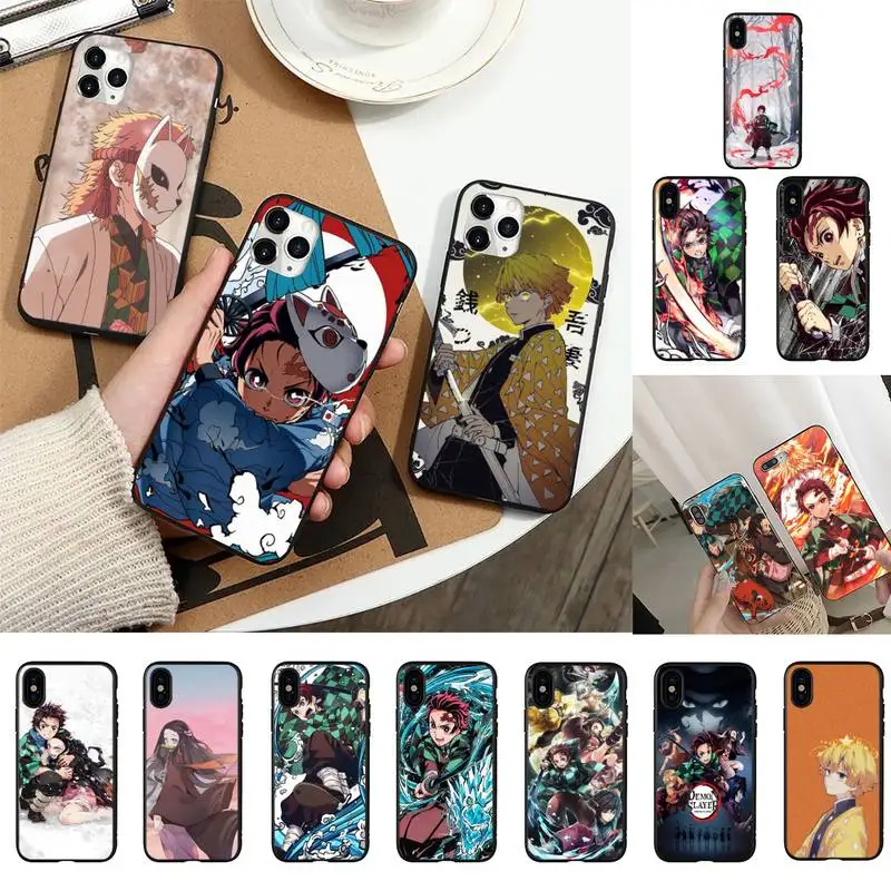 

Kamado Nezuko Kimetsu No Yaiba Demon Slayer Phone Case For iPhone 11 8 7 6 6S Plus 7 8 plus X XS MAX 5S XR 12 11 Pro max se 2020