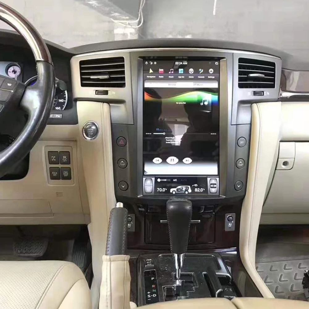 Автомобильный мультимедийный плеер стерео GPS DVD радио навигация Android экран для Lexus
