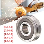 Ролик для подачи проволоки V U с накатанной головкой паз 0,6 мм 0,8 мм 1,0 мм Размер: 30x10x10 мм LRS-775S SSJ-29 провод подающего валика бытовые стоя инструменты