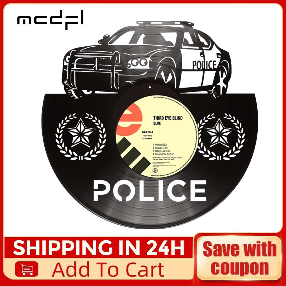 Декор для дома полиция юстиция винил CD художественные фигурки винтажные