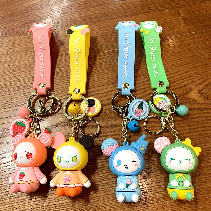 Креативный мультяшный брелок с милым десертом куклой фигуркой мороженого