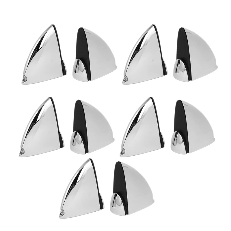 

Gl Clamp Bright Surface Adjustable Shelf Clip Clamp Support Bracket Used in Office & Living Room - Pack of 10