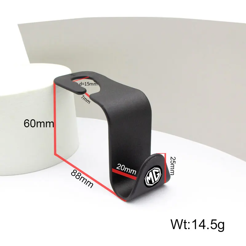 

2/4pc Car Logo Portable Seat Back Hook Car Interior Goods For Honda Accessories Odyssey piloto Civic Accord CRV HRV Jazz Element