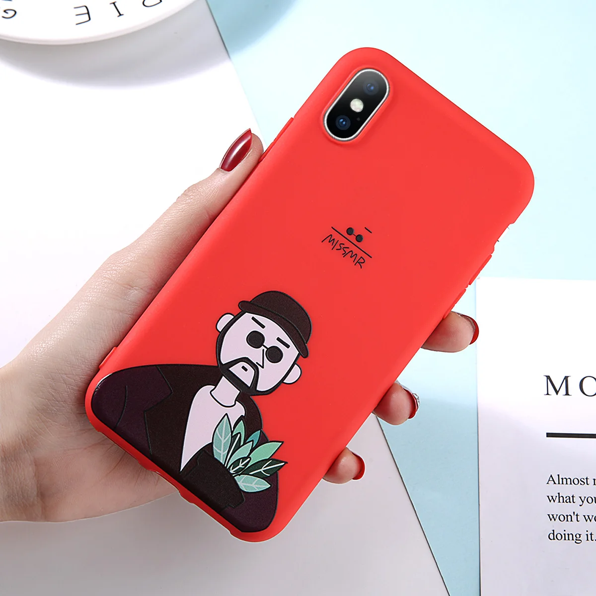 Чехол для телефона USLION Leon Uncle Girl для iPhone 11, 7, 8 Plus, X, XR, XS, Max, классный мультяшный чехол s для iPhone 6, 6S Plus, мягкий силиконовый чехол - Цвет: Uncle