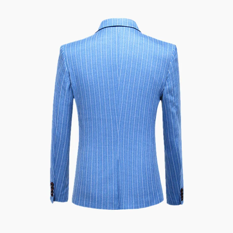 Мужской Стильный повседневный однотонный Блейзер деловая свадебная праздничная