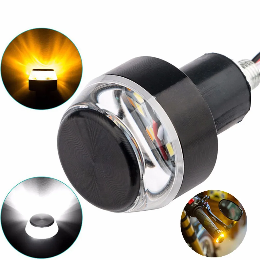 Аксессуары для мотоциклов рукоятка на руль сигнальные огни поворота 12 В заглушки