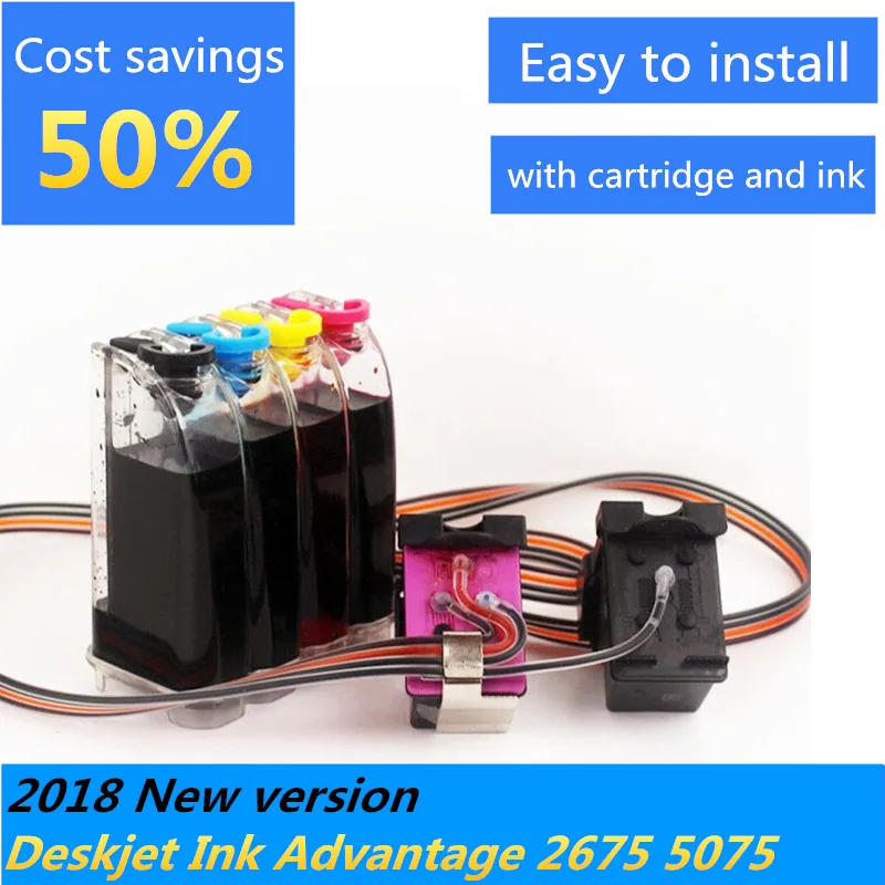 652 новая версия системы непрерывной подачи чернил для принтера HP Deskjet 1115 2135 3835 3636