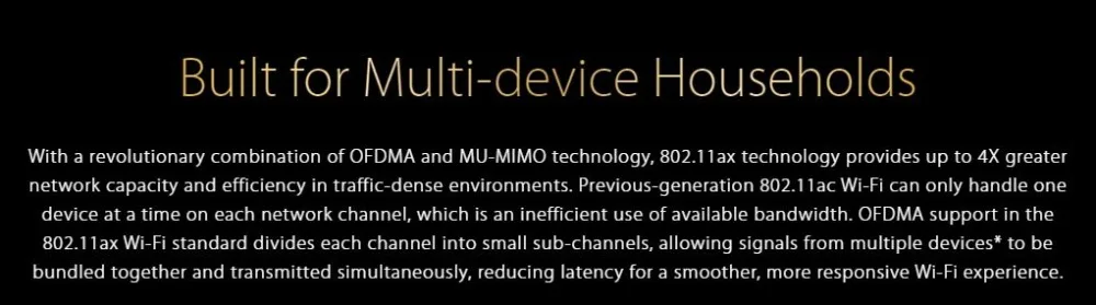 Топ 5 игровой роутер Wi-Fi 6 802.11ax 4x4 до 6000 Мбит/с ASUS RT-AX88U AX6000 MU-MIMO& OFDMA 2,4 ГГц/5 ГГц 4 антенны+ 8 Lan 1000 Мбит/с